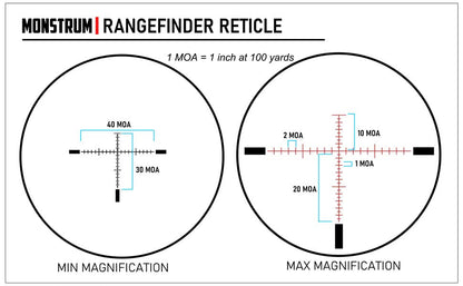 6-24x50 First Focal Plane Rifle Scope with Illuminated Reticle