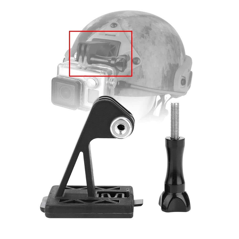 Helmet Mount Adapter for Action Cameras (Black)