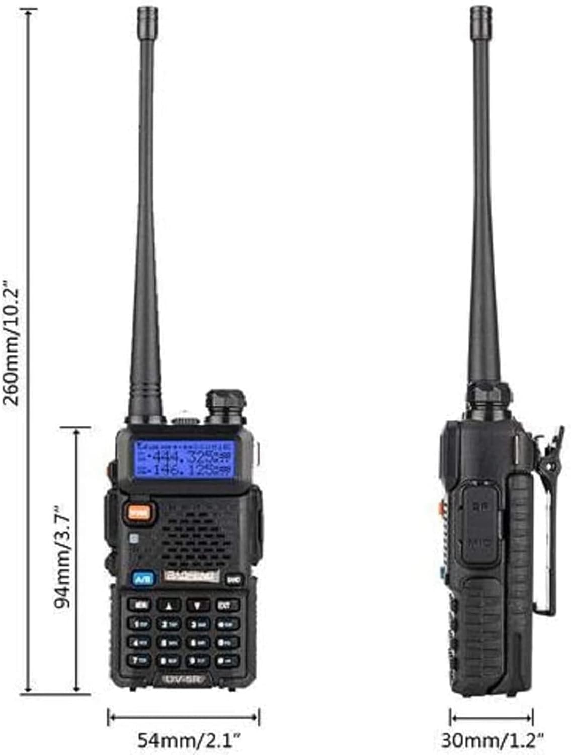 Dual Band Two-Way Radios (2-Pack)