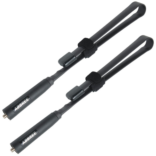 Foldable 18.8" Ham Radio Antennas for Baofeng UV-5R (2-Pack)