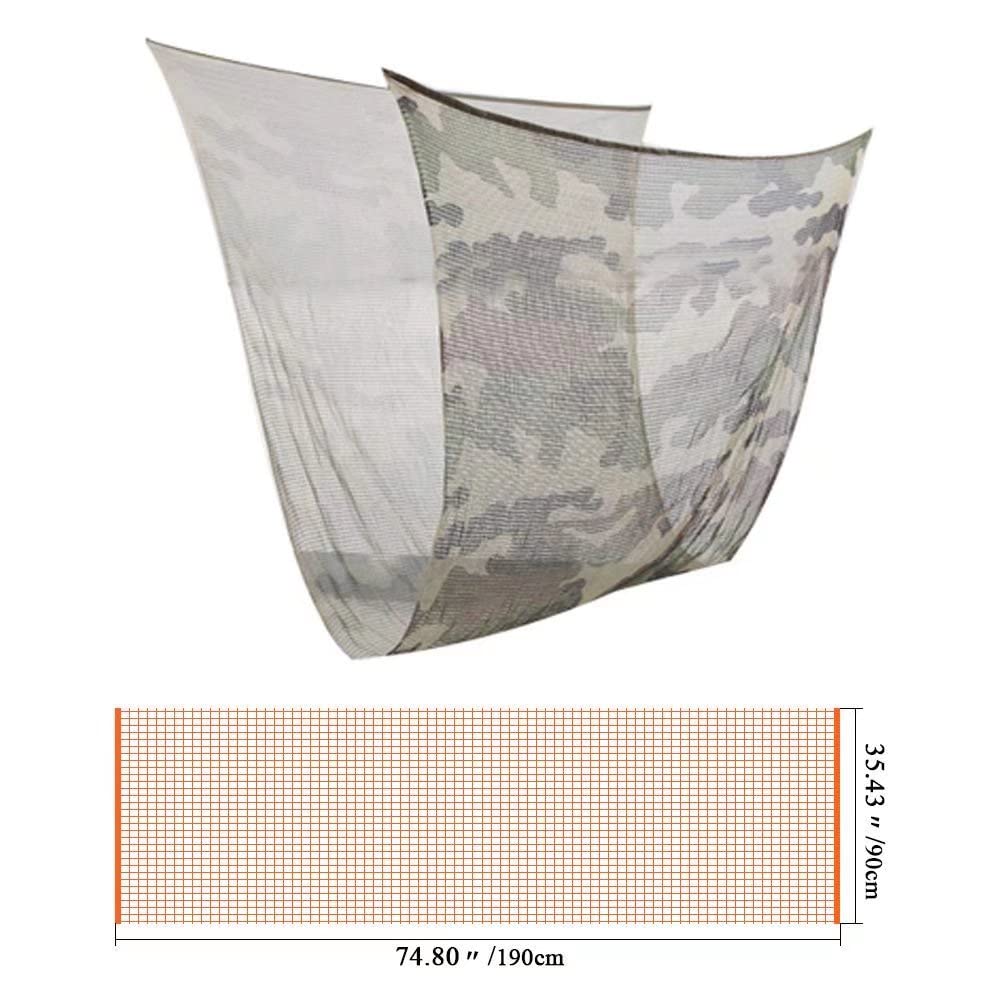 Camouflage Tactical Mesh Net Scarf for Wargames and Outdoors