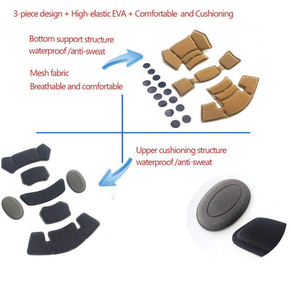 Helmet Foam Cushion Liner Pads for Tactical Helmets