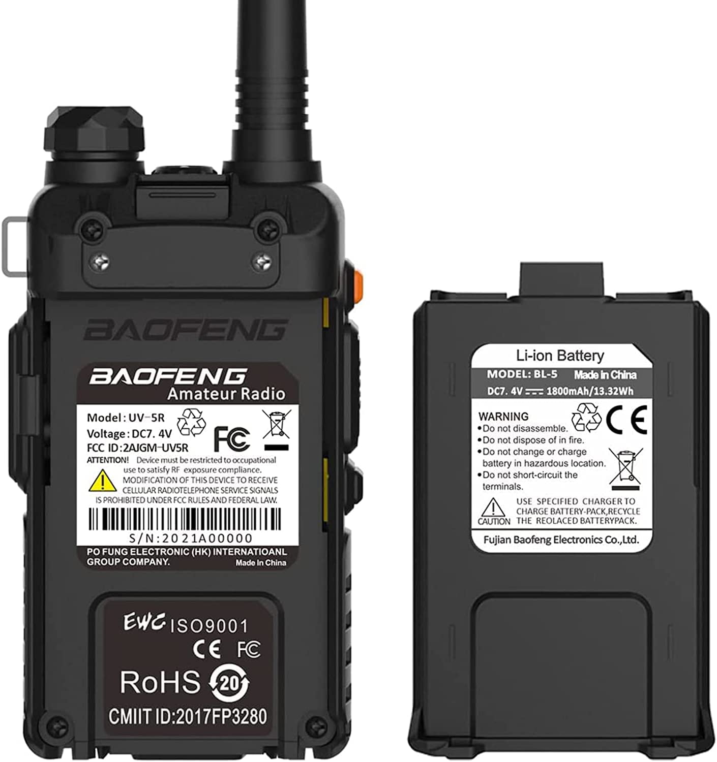 Dual Band Two-Way Radios (2-Pack)