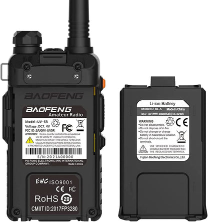 Dual Band Two-Way Radios (2-Pack)