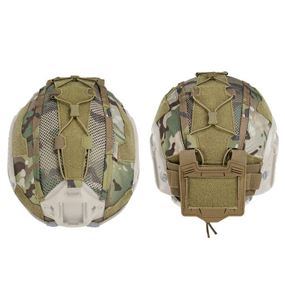 Tactical Helmet Cover with Battery Pouch for Fast Helmets