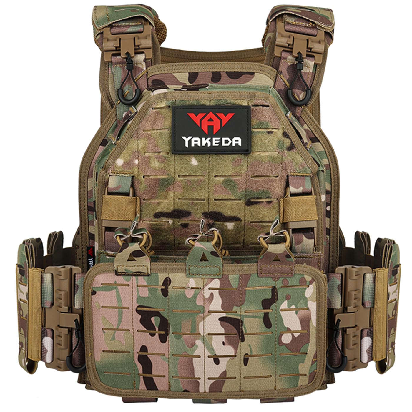 Quick-Release Lightweight Modular Tactical Vest (CP Camouflage)