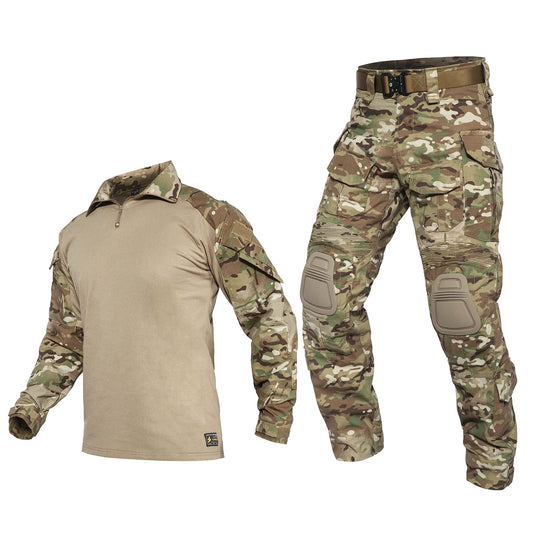 G3 Tactical Camouflage Combat Suit with Knee Pads