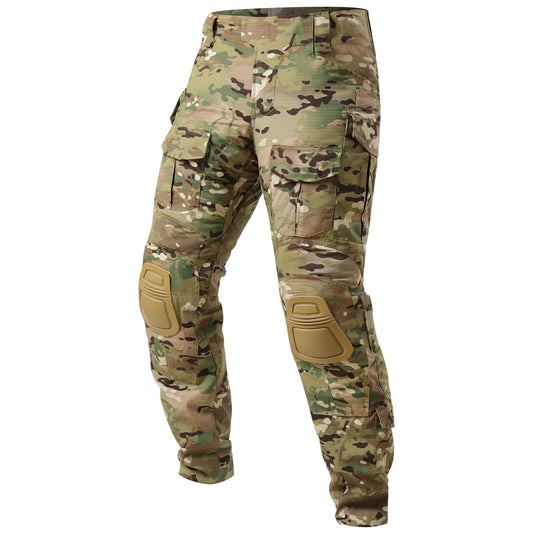 Men's Tactical Combat Pants with Knee Pads—Multi Camouflage