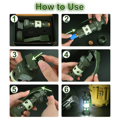 Airsoft Tactical Flash Grenade Simulator