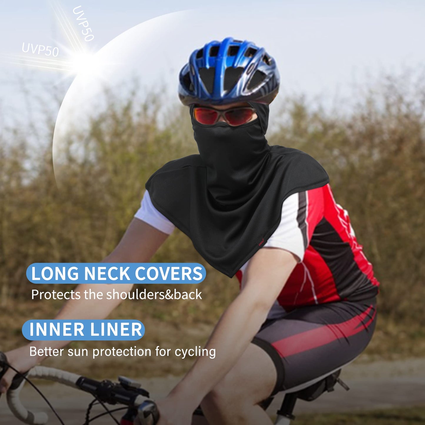 Breathable Full Face Balaclava with Sun Protection