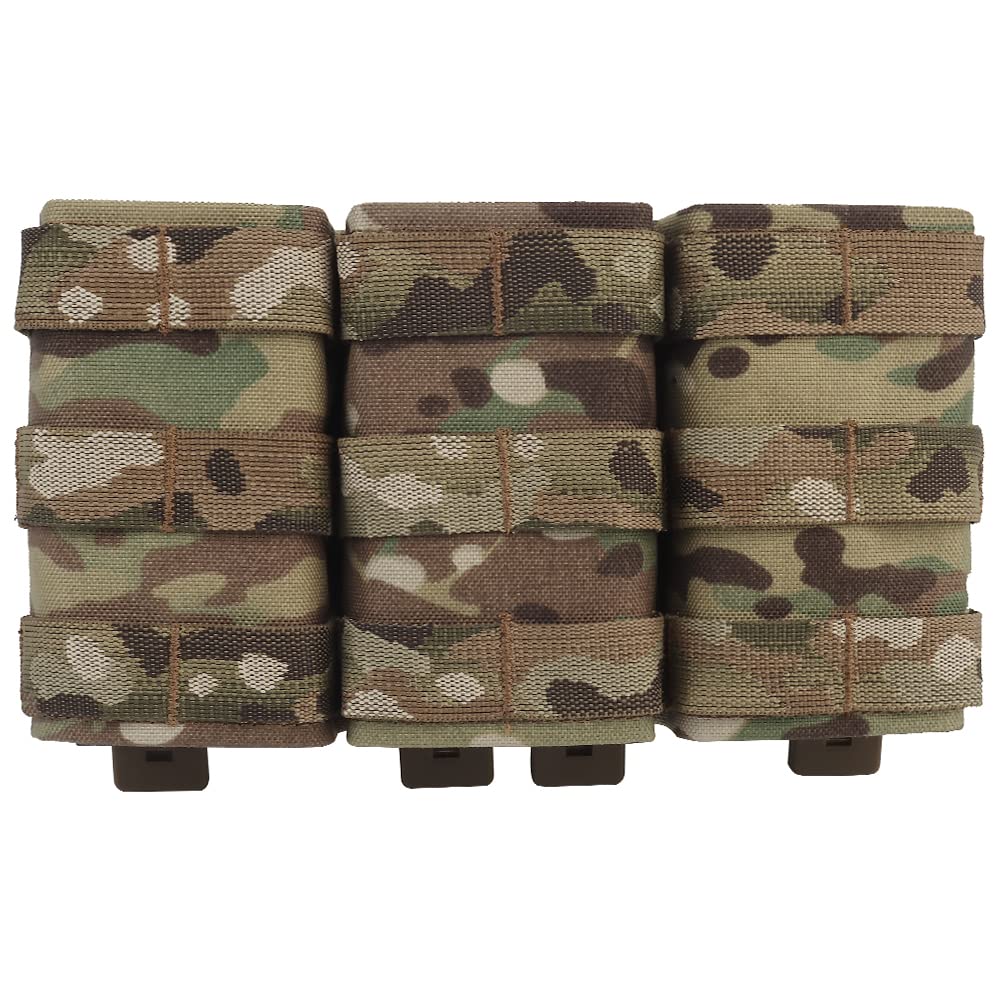 Triple 5.56 Fast Mag Molle Pouch—Open Top