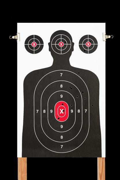 50 Paper Shooting Targets (14 x 22 inches)