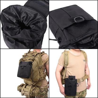 Folding Molle Dump Pouch with Drawstring (Army Green)