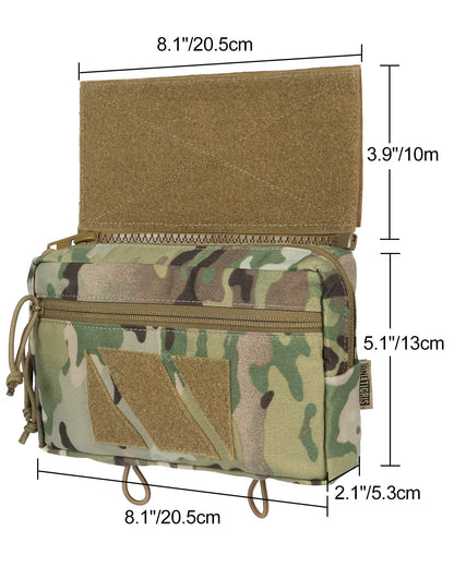 Tactical Dangler Drop Pouch with Hook-and-Loop Panel