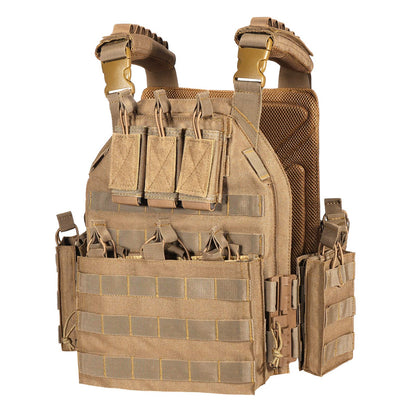 Tactical Airsoft Vest for Men (Tan)