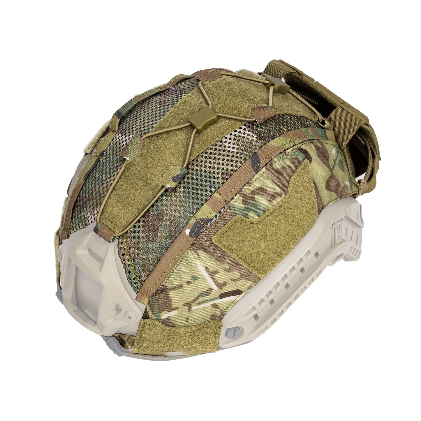 Tactical Helmet Cover with Battery Pouch for Fast Helmets