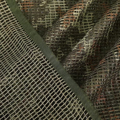 Camouflage Tactical Mesh Net Scarf for Wargames and Outdoors