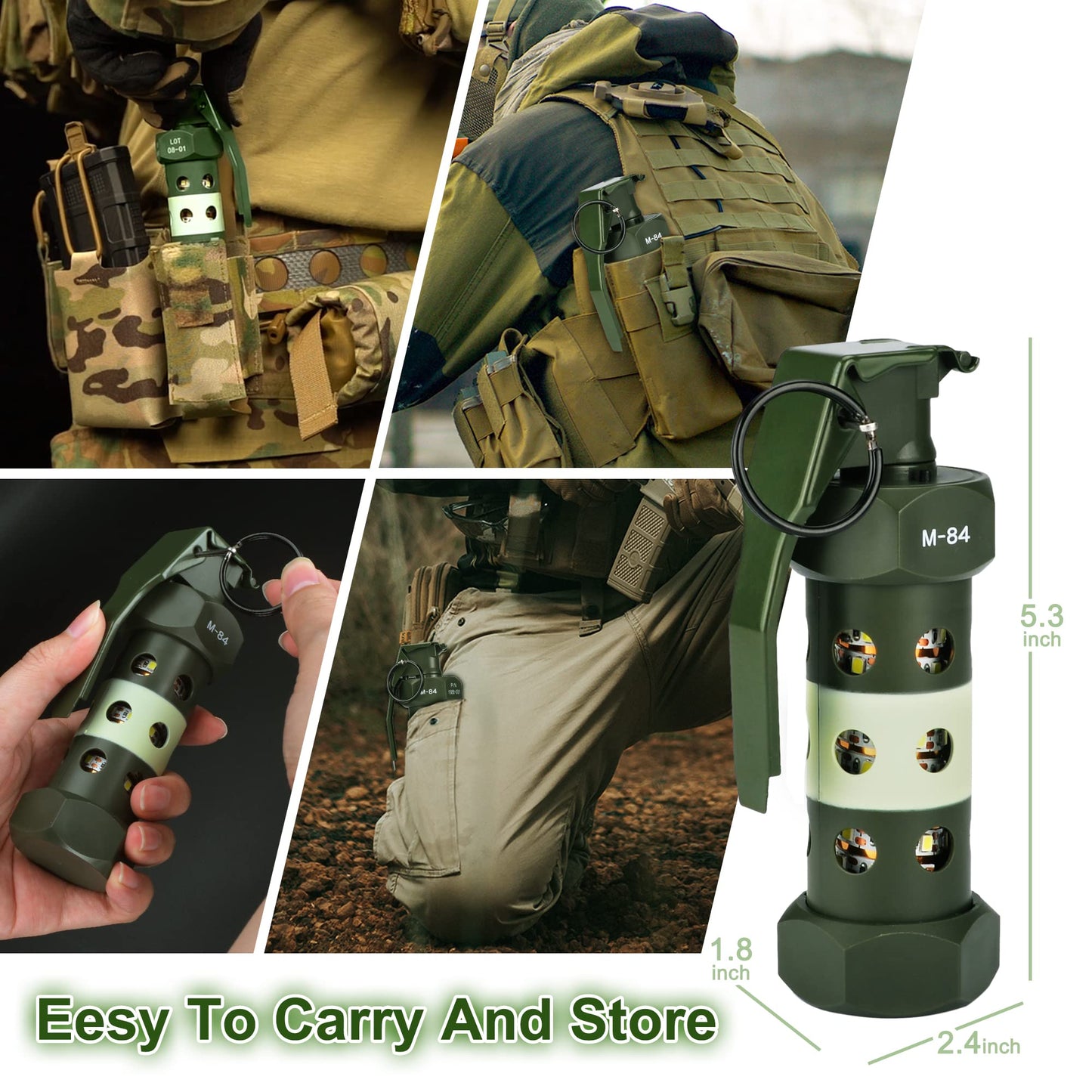 Airsoft Tactical Flash Grenade Simulator